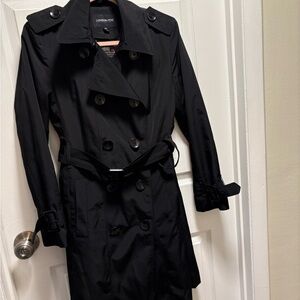 London Fog Classic Black Trench Coat